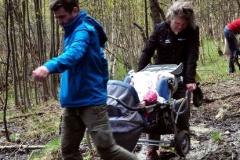 W drodze na Bobrowe Skały koło Górzyńca