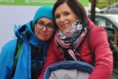 Dzień Odry - Miłe spotkanie po latach z Adą, koleżanką z hospicjum.
