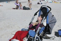Turnus wypoczynkowy w Nowęcinie - Na plaży w Czołpinie.