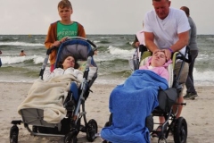 Turnus wypoczynkowy w Nowęcinie - Na plaży w Łebie.